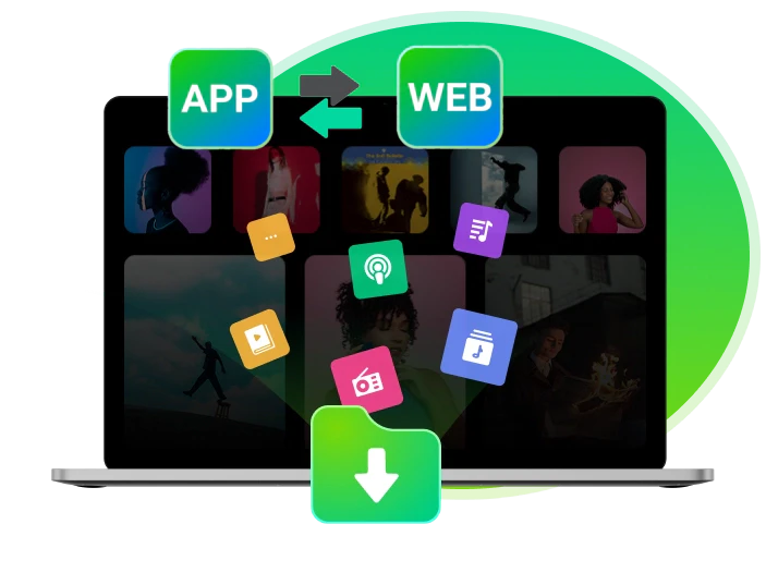 AppモードとWebプレーヤーモードの両方に対応