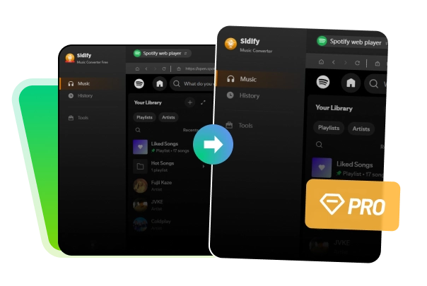 Spotifyの楽曲・プレイリスト・アルバムに対応
