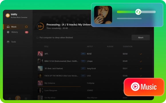 youtube music to mp3
