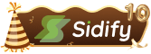 Sidify 10周年記念ロゴ