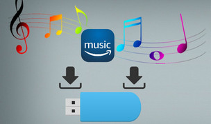 Amazon Music での音楽を USB にコピーして車で聴く