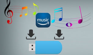 Amazon Music での音楽を USB にコピーして車で聴く