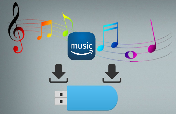 Amazon Music の曲を USB メモリに保存