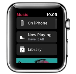 Apple Watch で音楽を操作