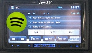 Spotify での音楽を SD  にコピー