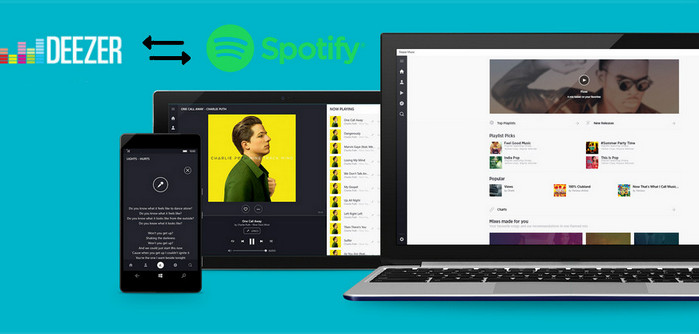 Spotify から Deezer へプレイリストを転送する方法