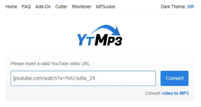 YouTube to MP3 converter